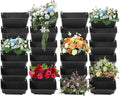24 Pack Vertical Garden Planter, 13 inch Wall Mounted Planter by kunghei