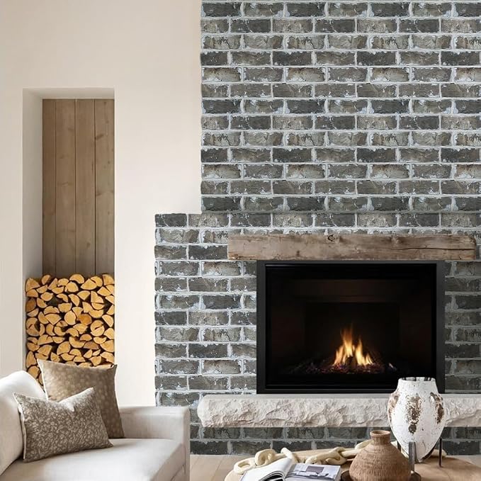 Commomy 3D Faux Brick Peel and Stick Tiles - Image 3
