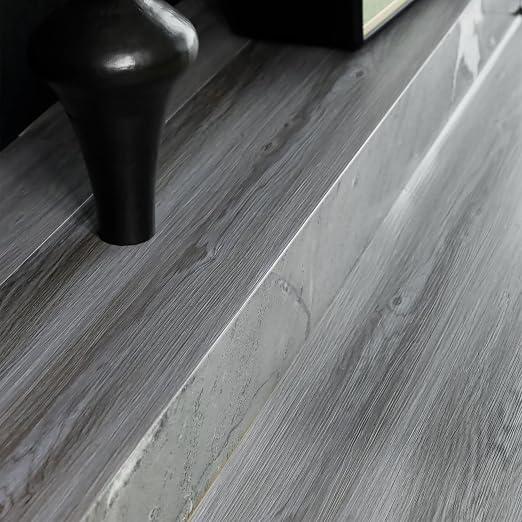 Wood Grain Peel and Stick Floor Tiles – 11.8” Width, Full Roll Length of 394" – - Image 8
