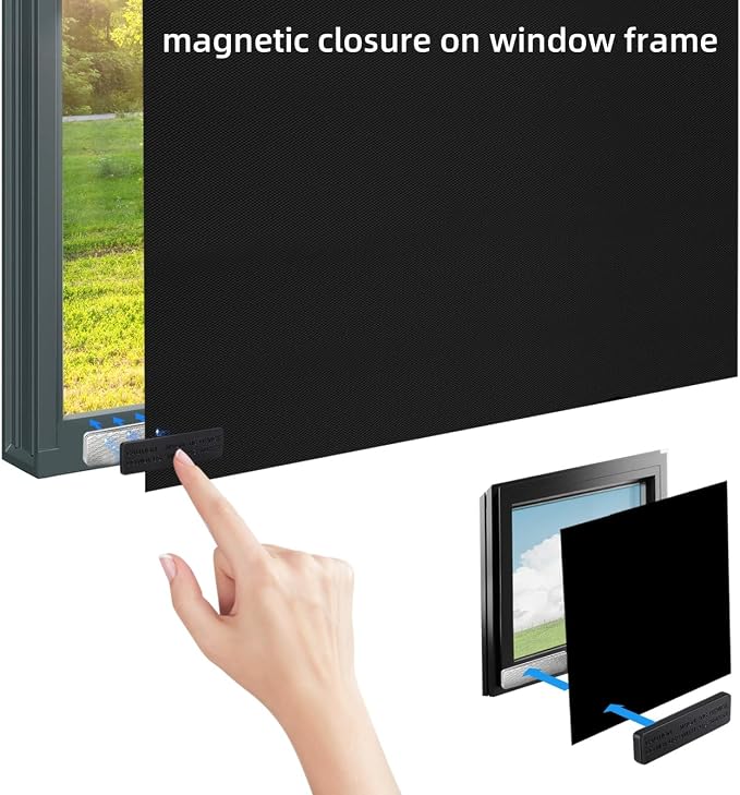 Blackout Blind Accessory, 12Pair Magnetic Closure - Image 5