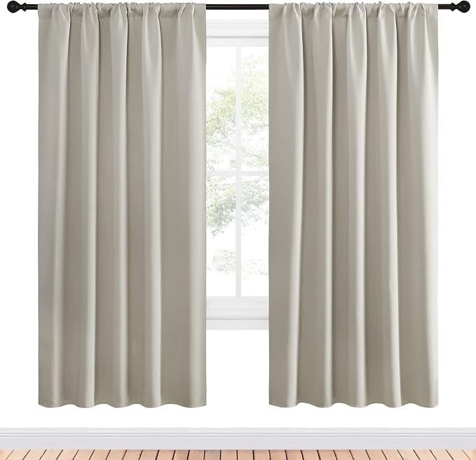 NICETOWN Blackout Curtains for Living Curtains, Room Darkening Window Curtain - Image 2