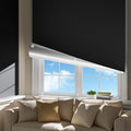 Portable Blackout Curtains for Bedroom, Easy Install No Drill Black Out by HEMRLY