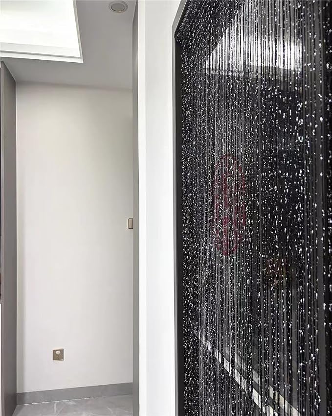ave split Decorative Door String Curtain Wall Panel Fringe Window Panel Drapes - Image 5