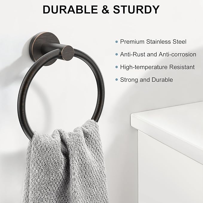 SetSail Towel Holder Stainless Steel Towel Ring - Image 2