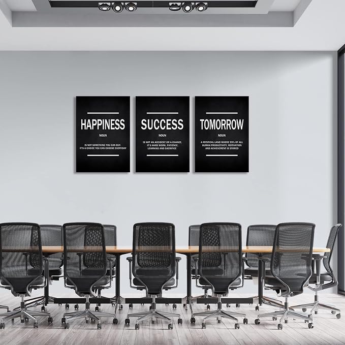 KAWAHONE Success Quotes Wall Art, Motivational Entrepreneur Tomorrow Poster - Image 6