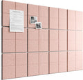 Bumusty Large Felt Bulletin Board, 30 Push Pins, 70 Adhesive Tabs by BUMUSTY