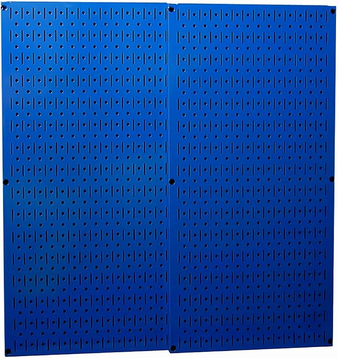 Wall Control 30-P-3232BU Blue Metal Pegboard Pack by Wall+Control