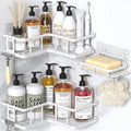 YASONIC Shower Caddy Corner, No Drilling Shower Organizer Corner by YASONIC