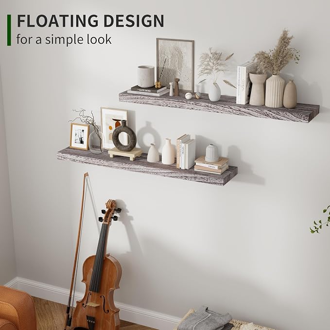 Marsmiles Wood Floating Shelves - Image 3