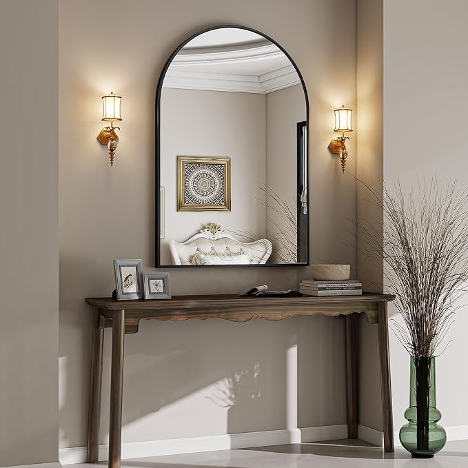 VooBang Arched Wall Mirror, 26 x 41 inch Arch Bathroom Mirror, Wall Mounted - Image 2
