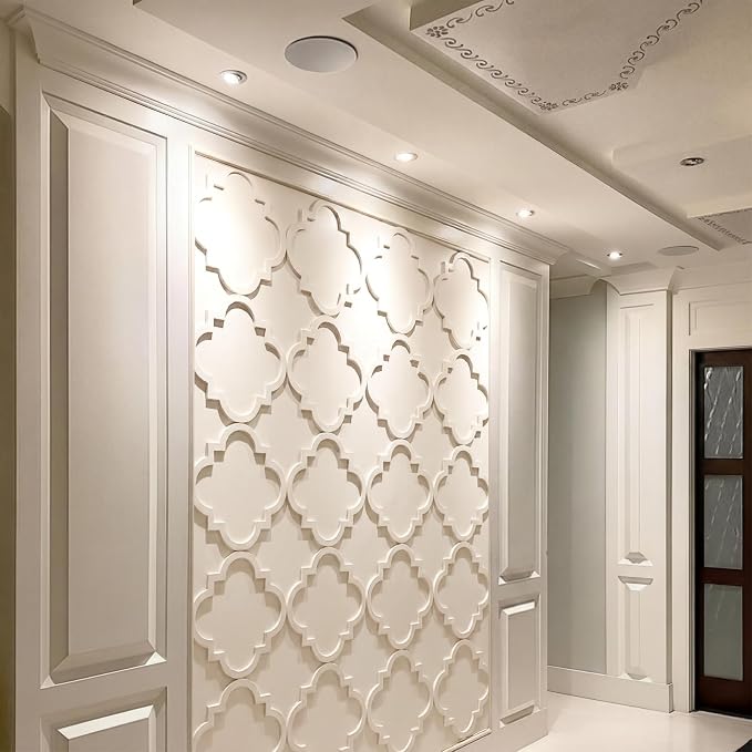 Yalikop 6 Pcs 3D 12inch Wall Panels Premade Wainscoting Kits Large Art - Image 5