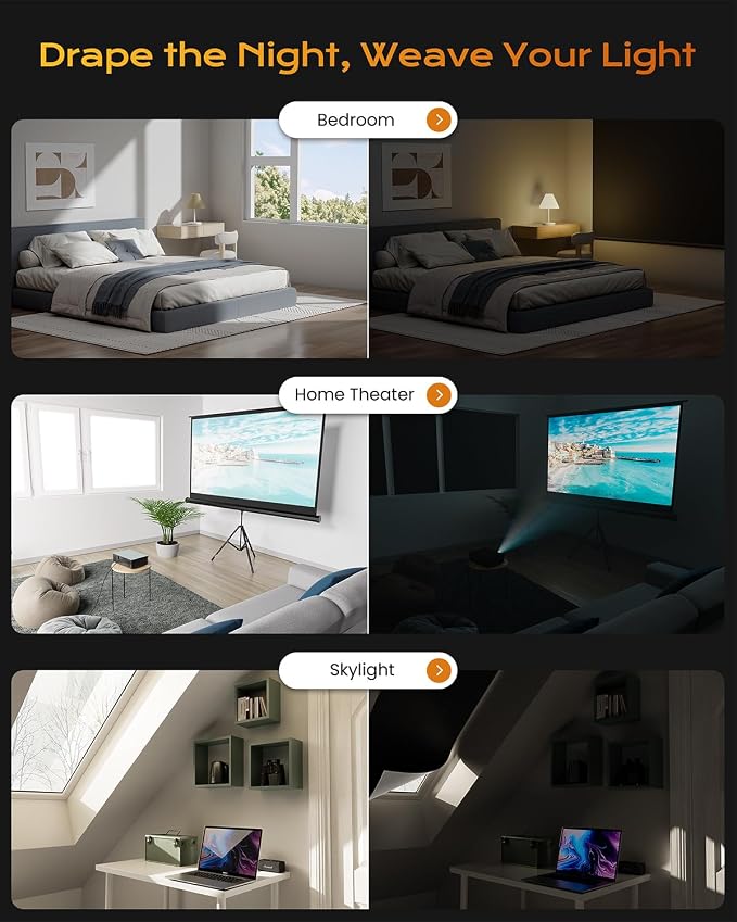 2 Pack Portable Blackout Curtains - Image 5