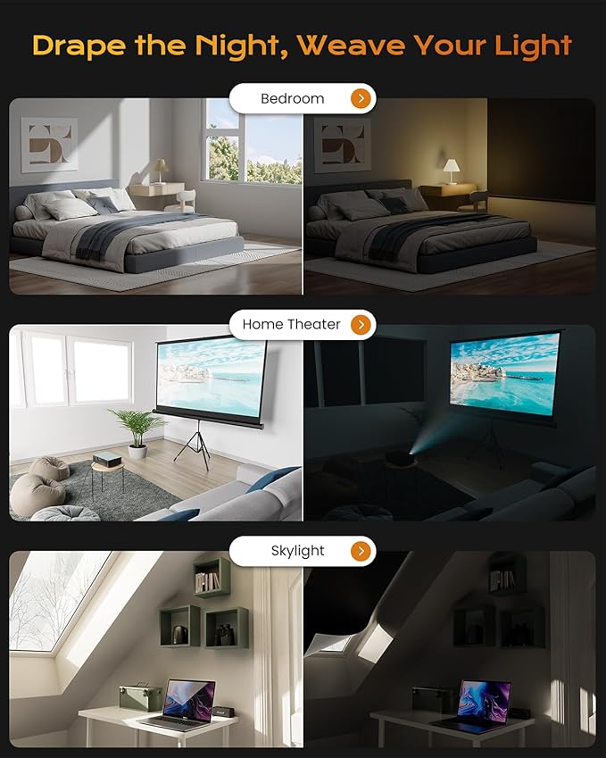 46"W x44"H Portable Blackout Curtains - Image 5