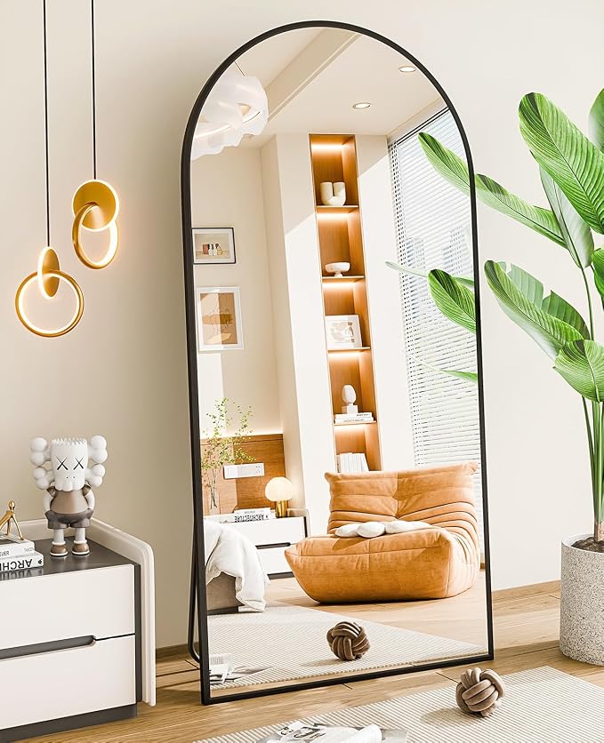 71"x32" Floor Mirror Full Length, Arched Full Length Mirror - Image 2