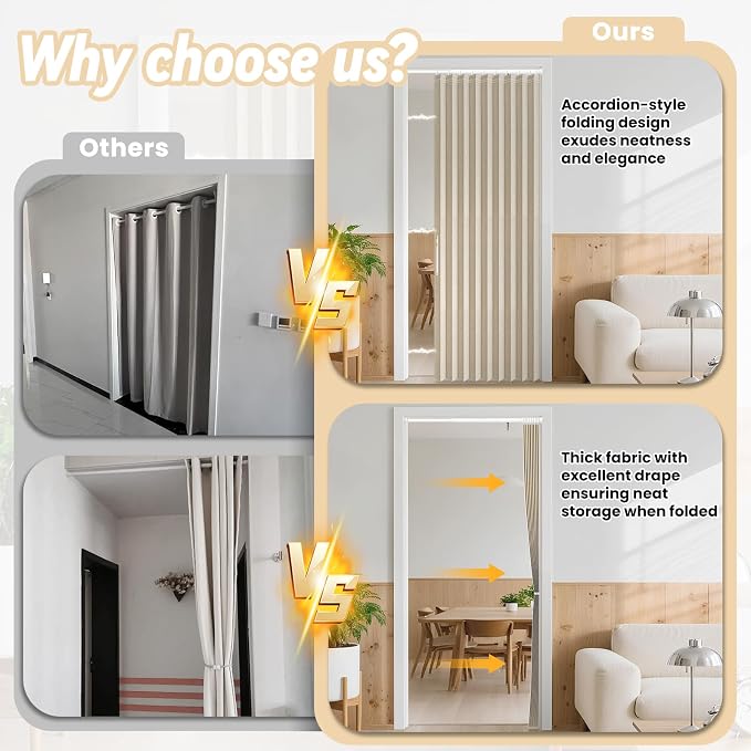 AJAZZ Blackout Accordion Door - Image 2