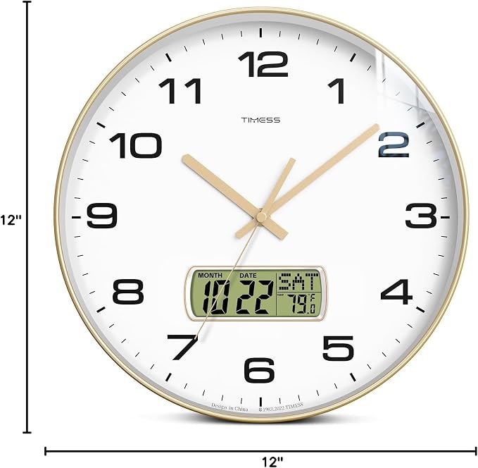 TIMESS Wall Clock, Ideal Modern Home, Office Decor - Image 7