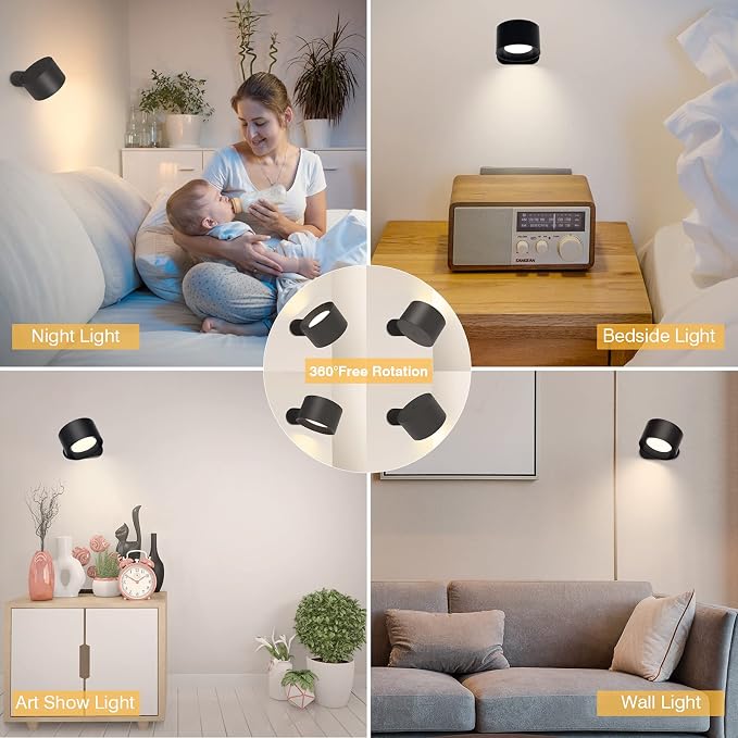 Koopala LED Reading Lights, Wall Mounted Sconces - Image 6
