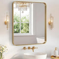 NEWBULIG 28X32 Inch Bathroom Mirror by NEWBULIG