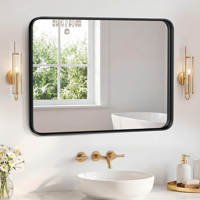 NEWBULIG 32X40 Inch Bathroom Mirror by NEWBULIG