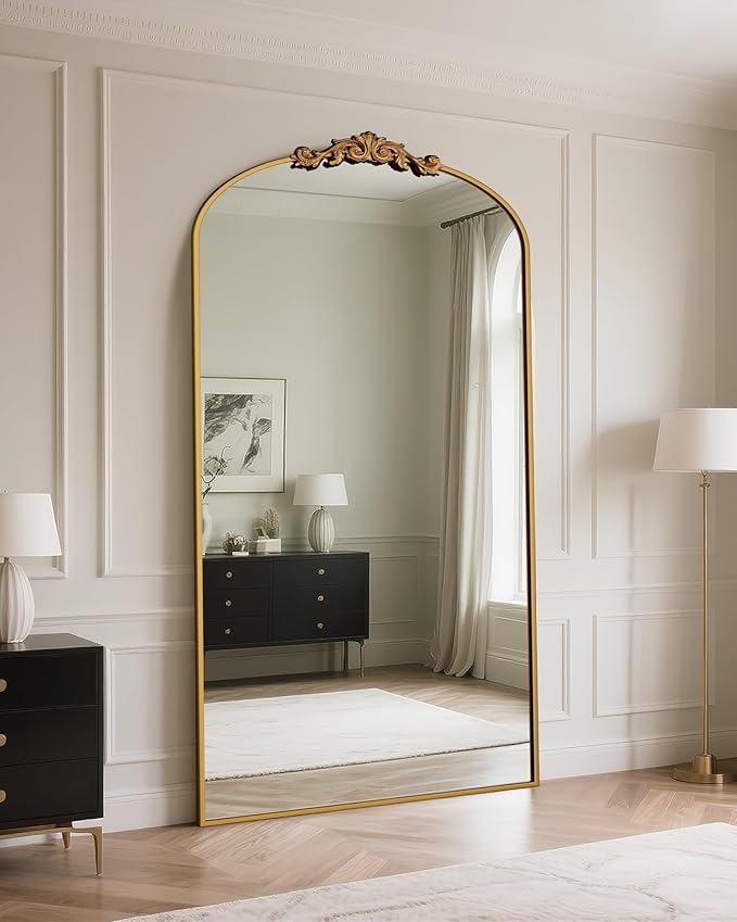 Antok Arched Full Length Mirror, Full Body Mirrors - Image 3