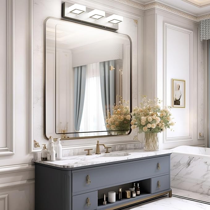 Ralbay 5 Color Temperature Brushed Nickel Bathroom Vanity Lights Dimmable - Image 5