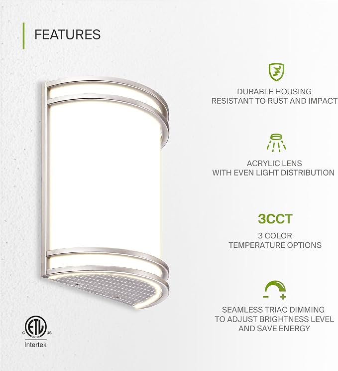 ASD LED Indoor Wall Mount Light Fixture - Image 3