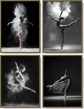 NCYEL Black and white ballet wall art dancer poster beautiful girl bedroom by NCYEL