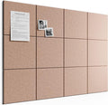 Bumusty Large Cork Board 48" x 36" Alternative by BUMUSTY