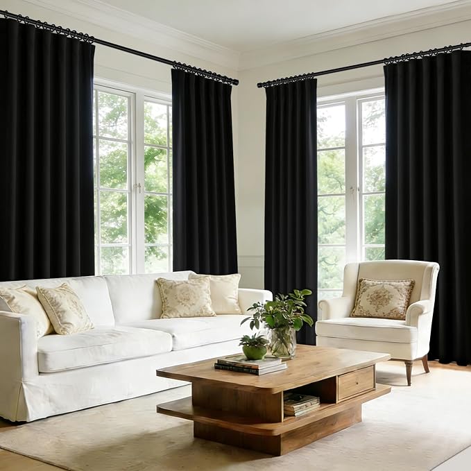 Room Divider Blackout Curtain Track Curtains Wall Dividers Panels Screen - Image 5