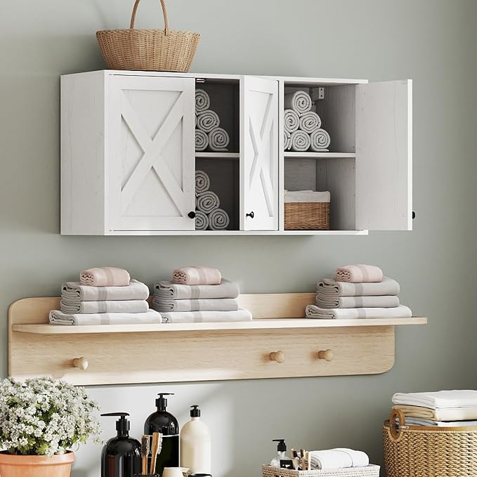 YOURLITE Laundry Cabinet, Medicine Cabinet, Bathroom Kitchen Storage Wall - Image 3