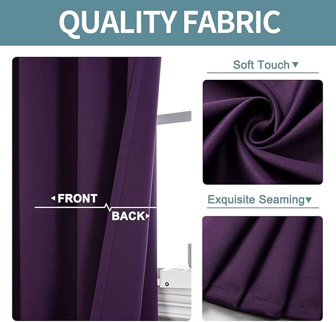 ChrisDowa Grommet Blackout Curtains - Image 3