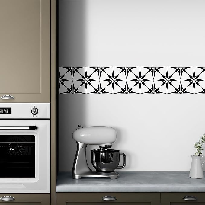 HOMETITUTE Wallpaper Border 4x196 Inch Peel and Stick Wall Border Wallpaper - Image 2