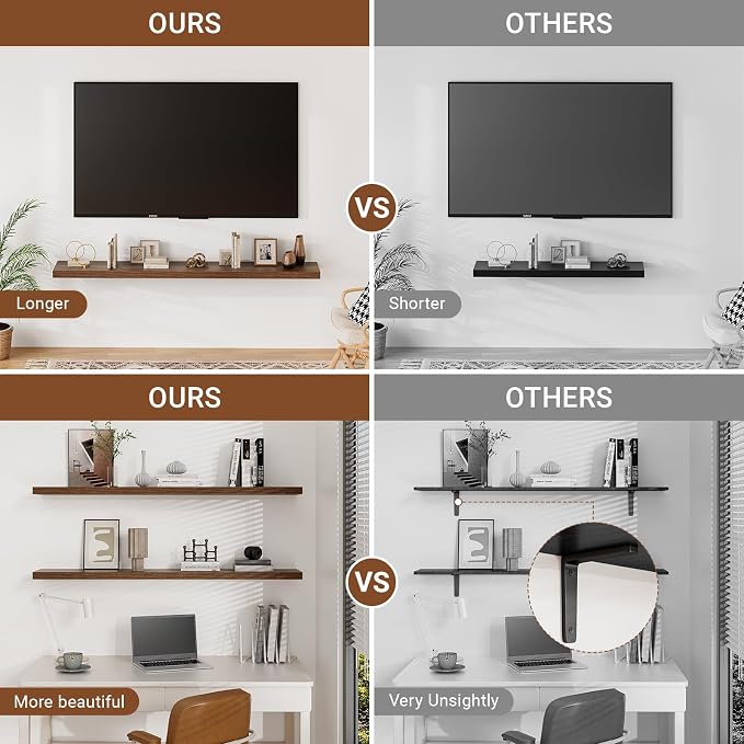 Heimlove 32 Inch Floating Shelves - Image 5