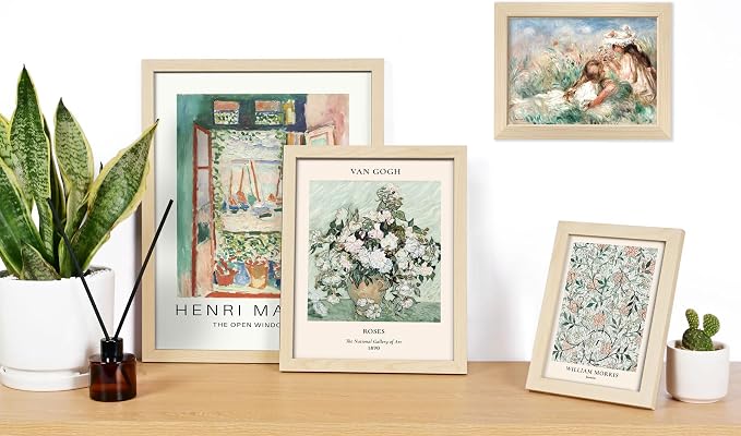 ANERZA 16 PCS Framed Sage Green Wall Art Decor, Matisse Wall Prints - Image 5