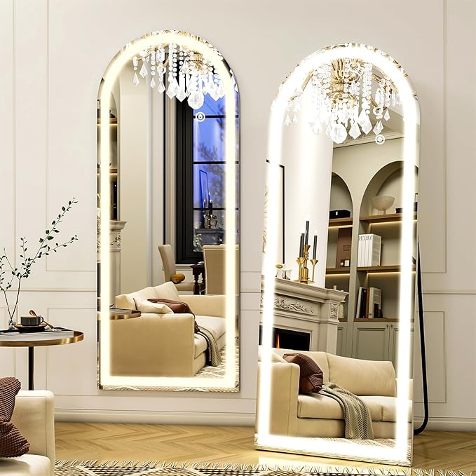 Easly 21"x56" Arched Full Length Mirror by EASLY