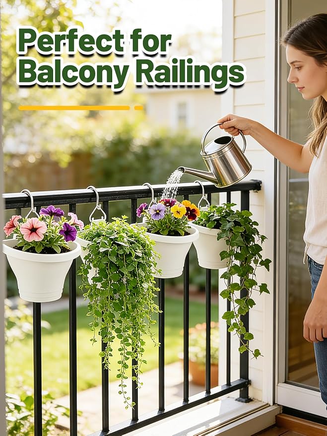 MADHOLLY 6Pcs Vertical Hanging Planters - Image 4