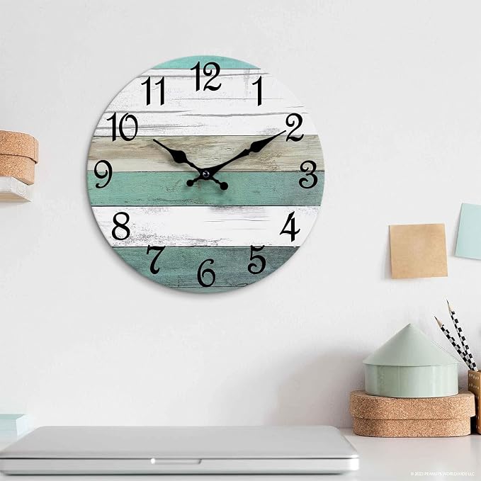 CHYLIN Wall Clock, 12 Inch Wall Clocks Battery Operated Silent Non Ticking - Image 7