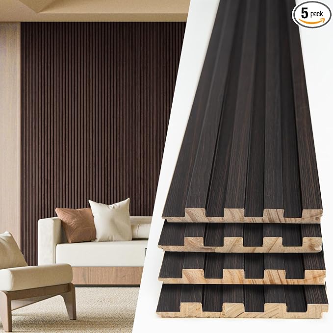 Art3d Slat Wood Wall Paneling for Interior and Ceiling Decoration by Art3d