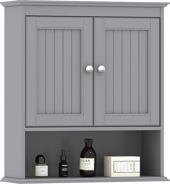 Spirich Bathroom Wall Cabinet, Wall Mounted Medicine Cabinet Organizer by SpirichLLC