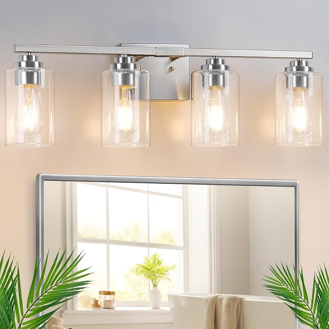 VerRon 4-Light Bathroom Light Fixtures, Classic Wall Light Fixture by WelcometoVerRon