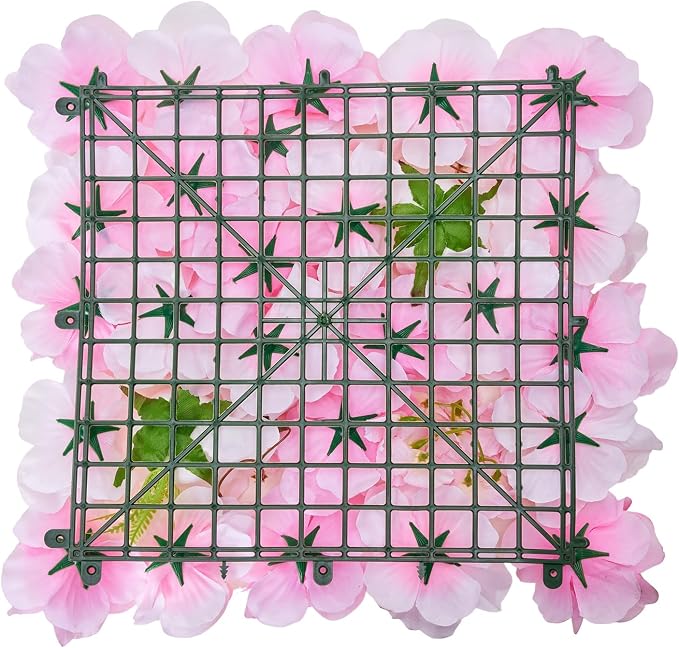 VEVOR 3D Flower Wall Panel, Artificial Floral Wall Background Mesh Backing Mat - Image 12