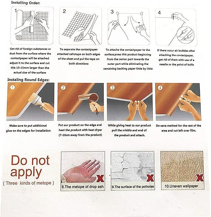 3D Wood Grain Self Adhesive Peel and Stick Waterproof Wall Border Easy to Apply - Image 5