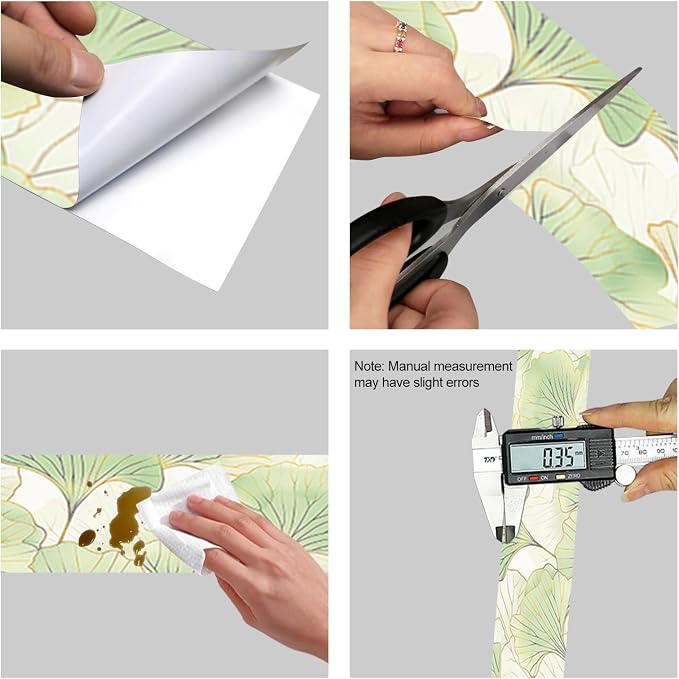 HOMETITUTE Wallpaper Border Peel and Stick Decorative Wall Trim Self Adhesive - Image 8