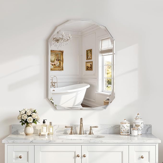 Suidia Bathroom Mirror, Frameless Bathroom Mirror by SuidiaMirror