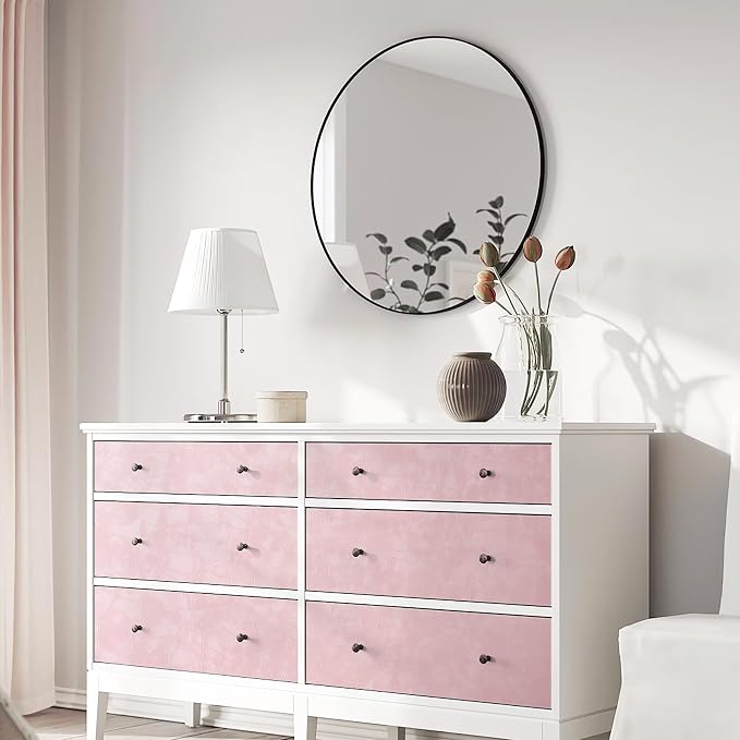 Yasinet 196.8×17.3" Pink Peel and Stick Wallpaper, Ultra-Strong Adhesion Wall - Image 3