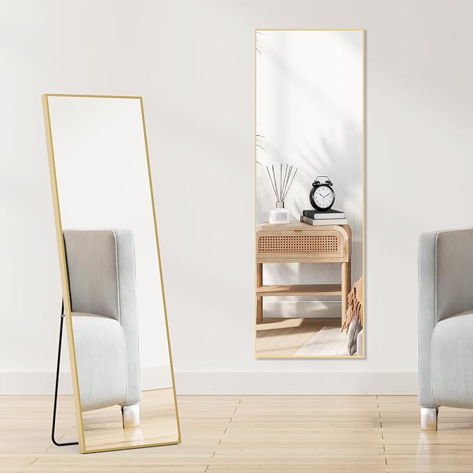 Sweetcrispy 59"x16" Full Length Mirror, Leaning or Standing Full Body Mirror - Image 8