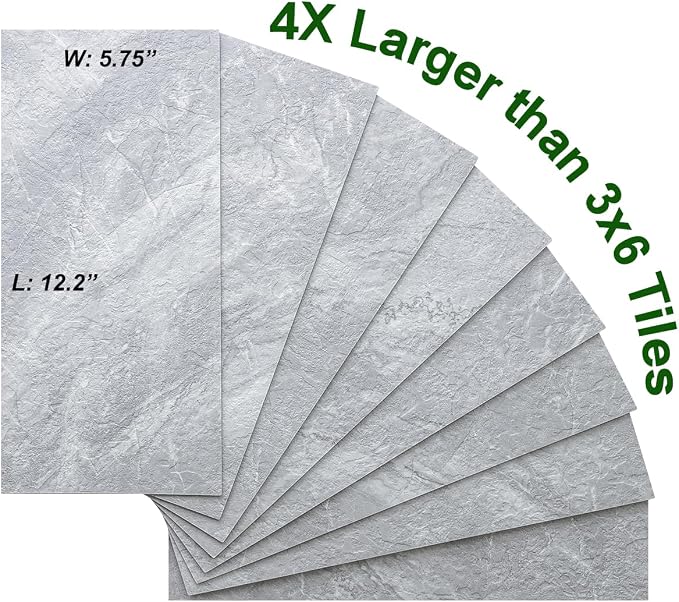 AULIGET 20-Piece Peel and Stick Backsplash Wall Tiles, Laundry Room - Image 3