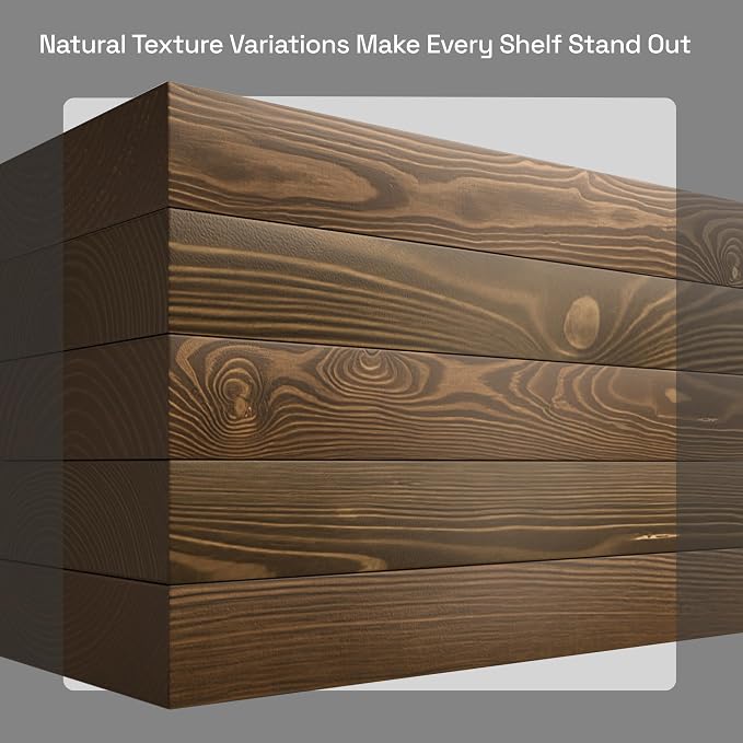 BAOBAB WORKSHOP Wood Floating Shelves - Image 8