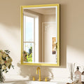 Keonjinn 20" x 30" Gold Bathroom Mirrors by Keonjinn