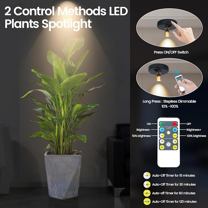 HAMVIDNE LED Spotlight, Rechargeable Battery Spot Lights - Image 3